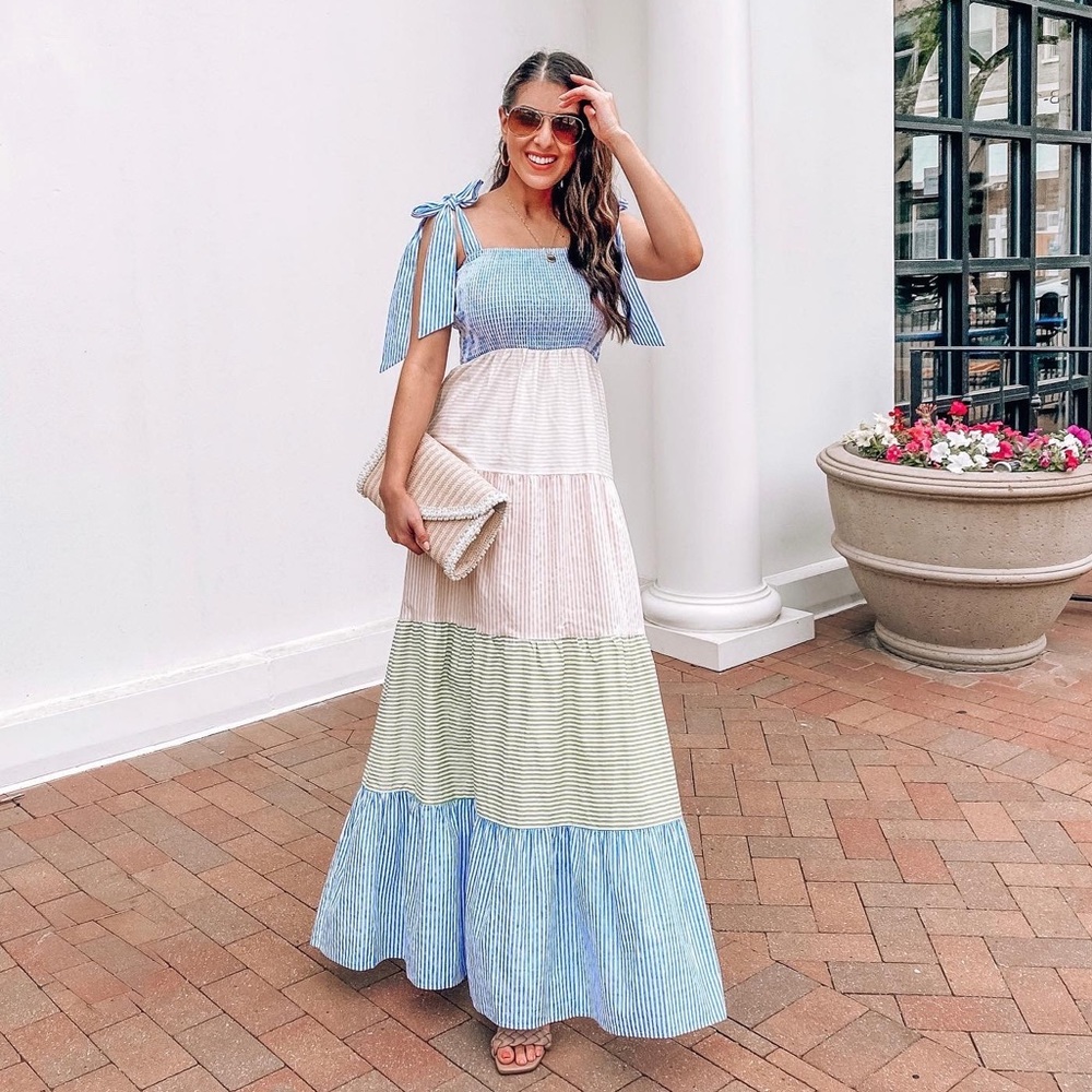 Striped Maxi Dress